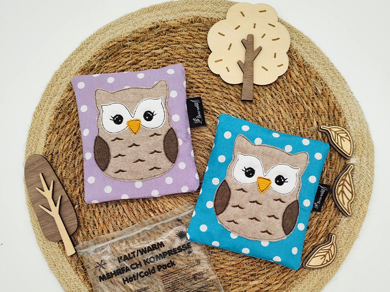 kleine Eule - doodle Stickdatei